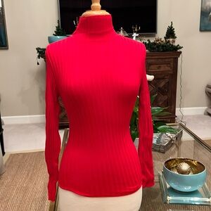 Urban Outfitters, Size small  Ribbed red mock turtleneck.
